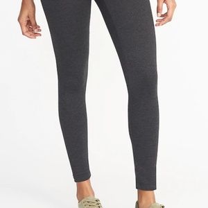 Old Navy Mid Rise Leggings in Dark Grey Small Tall
